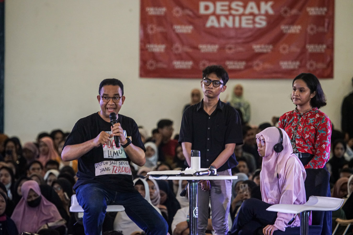 Anies di Jakarta, Kampanye bahas Ojek Online dan Buruh